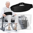 thumbnail image 2 of Correa de Seguridad para Silla de Ruedas | Cinturón Ajustable para Adultos Mayores, Pacientes y Movilidad Reducida | Nylon Transpirable con Hebilla Firme – Negro, 2 of 12