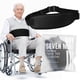 thumbnail image 2 of Correa de Seguridad para Silla de Ruedas | Cinturón Ajustable para Adultos Mayores, Pacientes y Movilidad Reducida | Nylon Transpirable con Hebilla Firme – Negro, 2 of 12