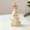 Multicolor#2, variant on Flocked Christmas Tree Ornaments Velvet Mini Hanging Xmas Decor with Gold Star Holiday Party Decoration, Multicolor, 4.33 In