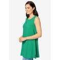 thumbnail image 3 of Woman Within Plus Size Notch Swing Tunic, 3 of 3