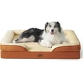 thumbnail image 1 of Orthopedic Dog Bed for Medium Dogs - Waterproof Dog Sofa Beds Medium, Supportive Foam Pet Couch Bed with Removable Washable Cover, Waterproof Lining and Nonskid Bottom, Grey, 28"x23"x6.5", 1 of 5