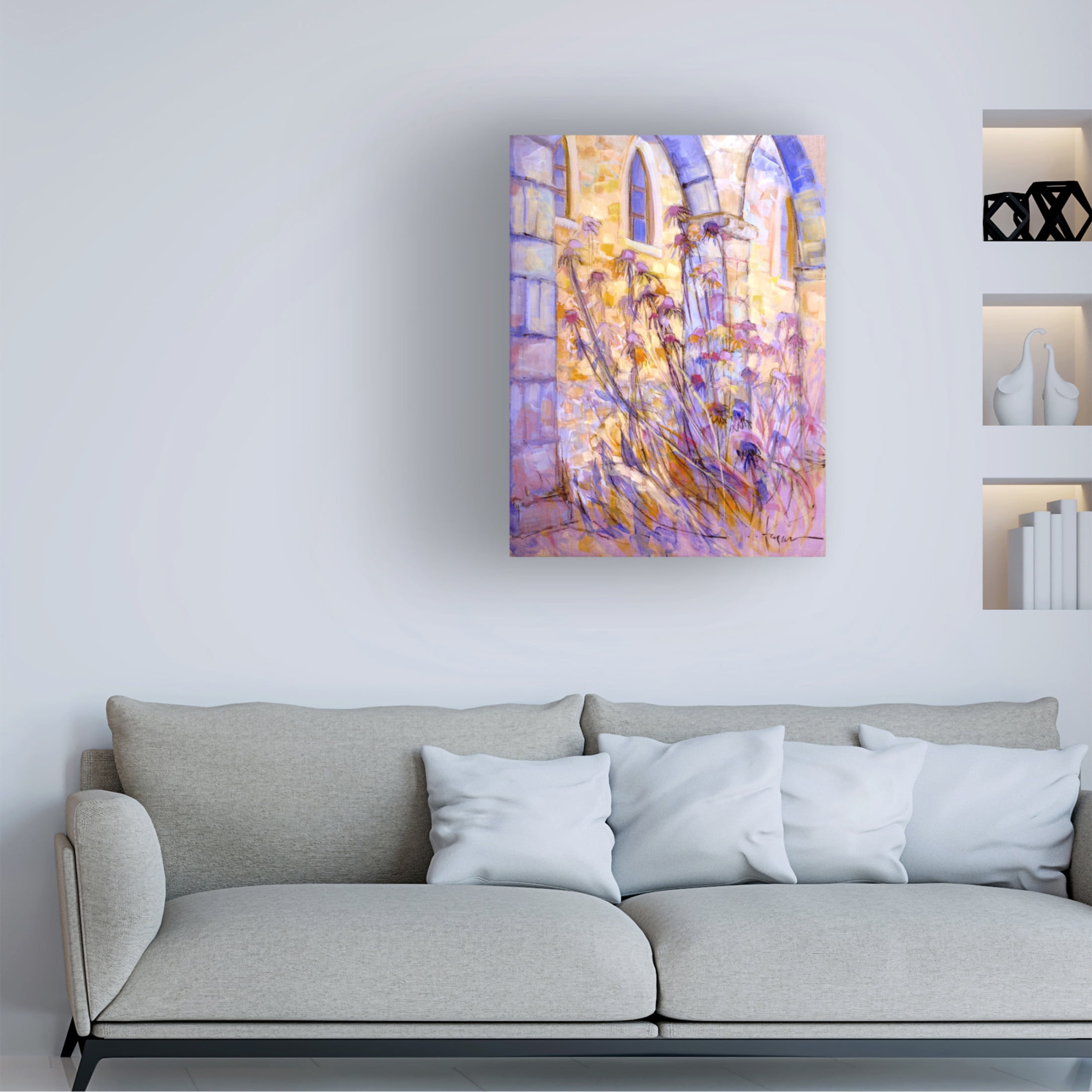 Canvas Wall Art - Dorothy Fagan 'Attendre' Wall Art for Living Room, Bedroom, or Office D?cor by Trademark Fine Art - 24 x 32 Inches