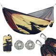 thumbnail image 2 of Wobogo Witch and Black Dragons Camping Hammocks 330 lb Capacity with Tree Straps and Hanging Pockets for Outside Hiking Beach Backpack Travel, 2 of 8