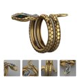 thumbnail image 3 of MasteelfCA Bague en Forme de Serpent, Bague Créative Mode Unisexe, 3 of 7