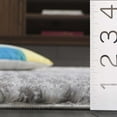 thumbnail image 5 of SAFAVIEH Tahoe Earleen Distressed Shag Area Rug, Ivory/Gray, 4' x 6', 5 of 8