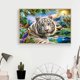 thumbnail image 4 of 5D bricolaje taladro completo diamante pintura animales mundo cruz puntada bordado Hugtrwg Para estrenar, 4 of 8