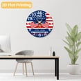thumbnail image 5 of 12 Inch Patriotic Wall Clock, USA 250th Anniversary Wooden Round Wall Clocks with Silent Non-Ticking Quartz Movement, Battery Operated, Art Decor Hanging Clock for Kitchen, Bedroom, Living Room, 5 of 9
