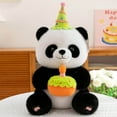 thumbnail image 3 of Meggemo Gift Cute Birthday Panda Plush Toy - Soft Sleep Companion Pillow and Adorable Doll, Perfect for Celebrations and Comfortable Play, 3 of 6