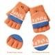 thumbnail image 3 of Guantes convertibles con parte superior abatible y estampado de números para niños, guantes de punto cálidos sin dedos para niños y niñas de 3 a 8 años, 3 of 5