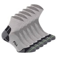 thumbnail image 1 of FILA Calcetines unisex, 6 Pares - Quarter Multisport, calcetines cortos Gris 39-42, 1 of 2