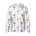 thumbnail image 1 of KLL Chandail à Capuchon de Plein Air à Imprimé Montgolfière pour Hommes et Femmes, Protection Solaire UPF 50+, Veste à Manches Longues, Pêche, Randonnée, Performance – X-Grand, 1 of 7