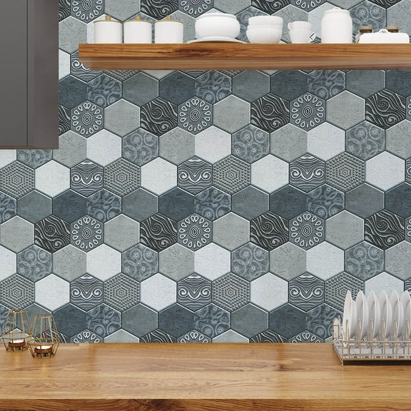 3d Peel And Stick Wall Tile, Pvc Waterproof Backsplash Sticker, Removable Kitchen Bathroom Wall Decor, Easy To Install(A)