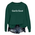thumbnail image 1 of WEAIXIMIUNG Sweatshirts pour Femmes avec Fermetures Éclair Pull à Capuche Imprimé Lettre Col Rond pour Automne & Hiver, 1 of 3