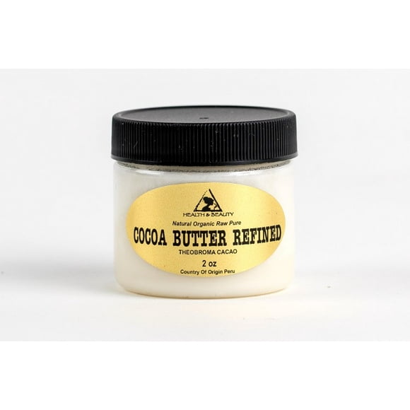 Cacao butter ultra refined organic natural raw grade a prime 2 oz