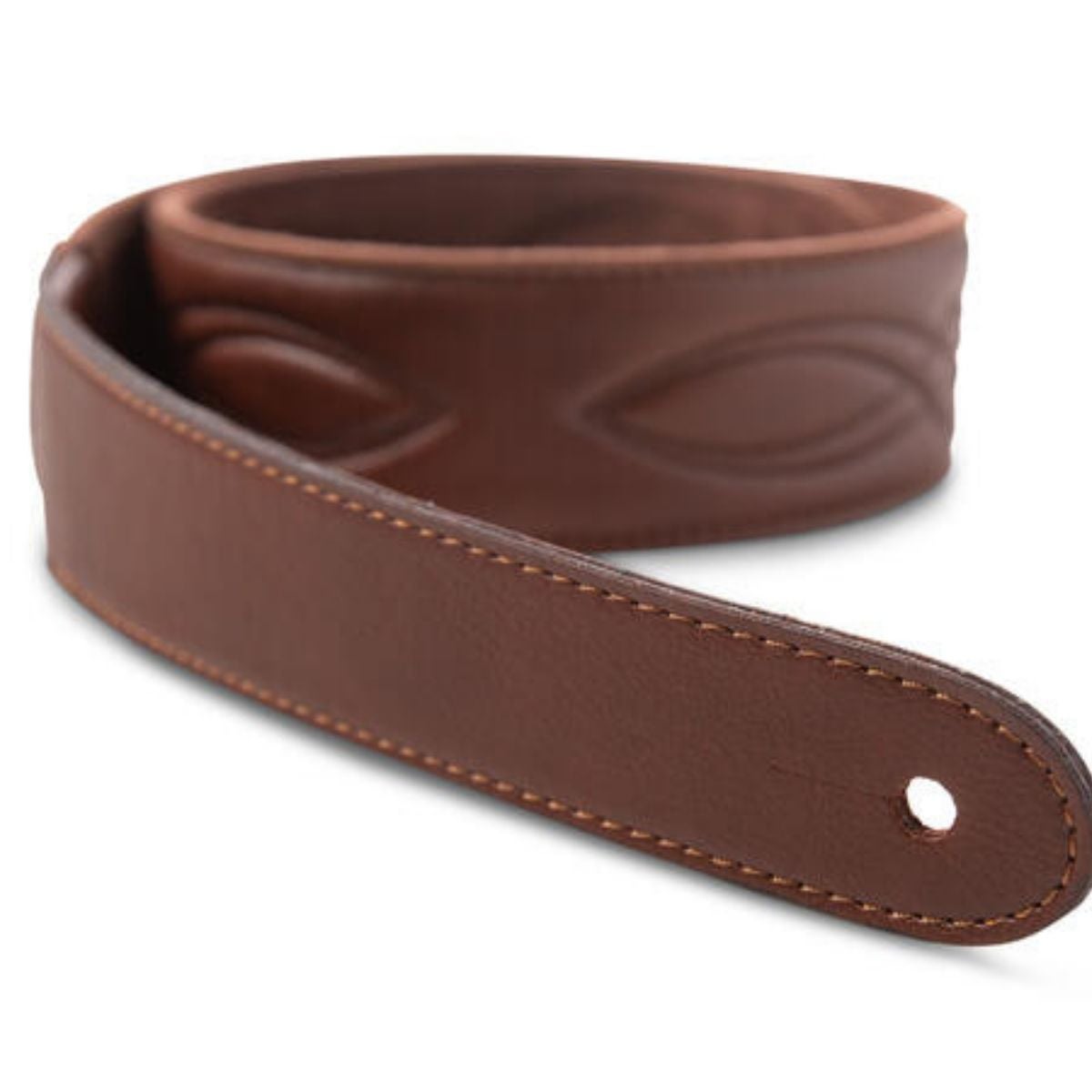 Taylor Strap Vegan Leather Guitar Strap - Medium Brown 2" (4201-20)