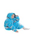 thumbnail image 4 of Wearable Blanket Hoodie for Adults Sherpa All Patterns Oversized Sweatshirt Blanket with Pockets, 4 of 6