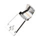 thumbnail image 5 of Universal Banjo Tailpiece DIY Craft Fácil de usar Aleación de zinc Plata resistente para instrumentos musicales Guitarra acústica Banjo Bass, 5 of 9