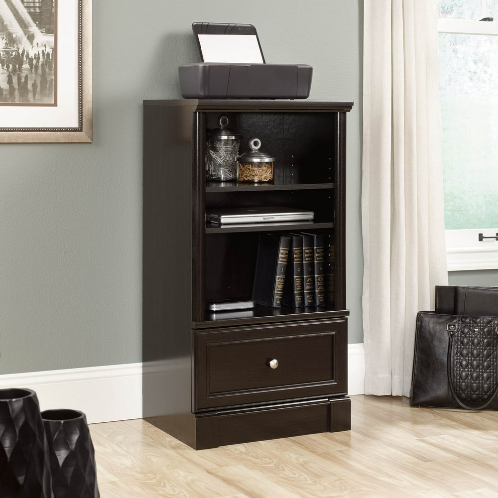 NEW Sauder Furniture 416512 Palladia Wind Oak Technology Storage Pier