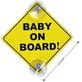 thumbnail image 2 of Baby on Board Sticker for Cars 2PCS, WZCNDIDI Baby On Board Warning Signs with Suction Cups, Durable and Strong Without Residue, 2 of 6