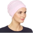 thumbnail image 1 of Beemo Women Cancer Turban Keeps Head Warm Comfortable Head Cover - Light Pink, 1 of 1