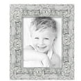 thumbnail image 2 of ArtToFrames 11" x 14" Platinum Baroque Luxe Picture Frame, 11x14 inch Silver Wood Poster Frame (WOM-5265),  Pack, 2 of 7