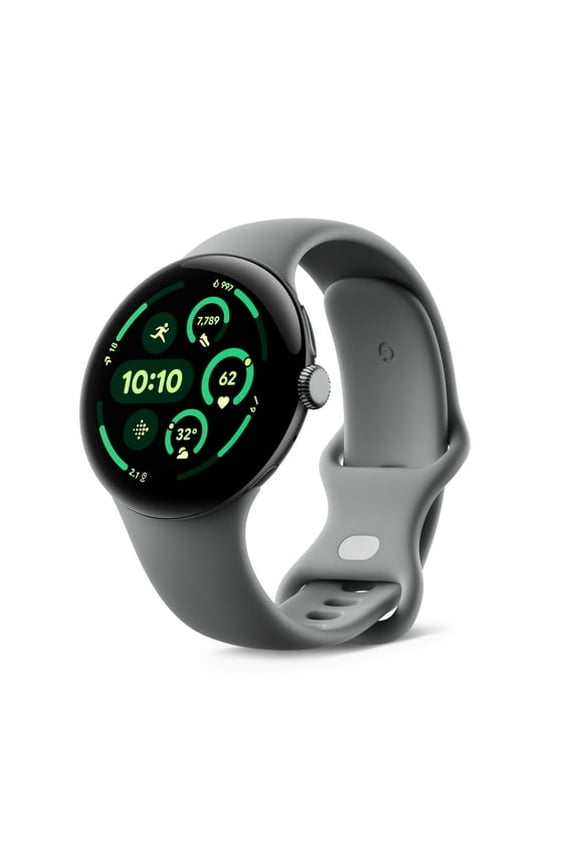 Pre-Owned Google Pixel Watch 3 (45mm) - Android Smartwatch with Heart Rate Tracking, Advanced Running from Fitbit, Fitness Insights, 24-Hour Battery - Matte Hazel Aluminum Case - Hazel Band - Wi-Fi