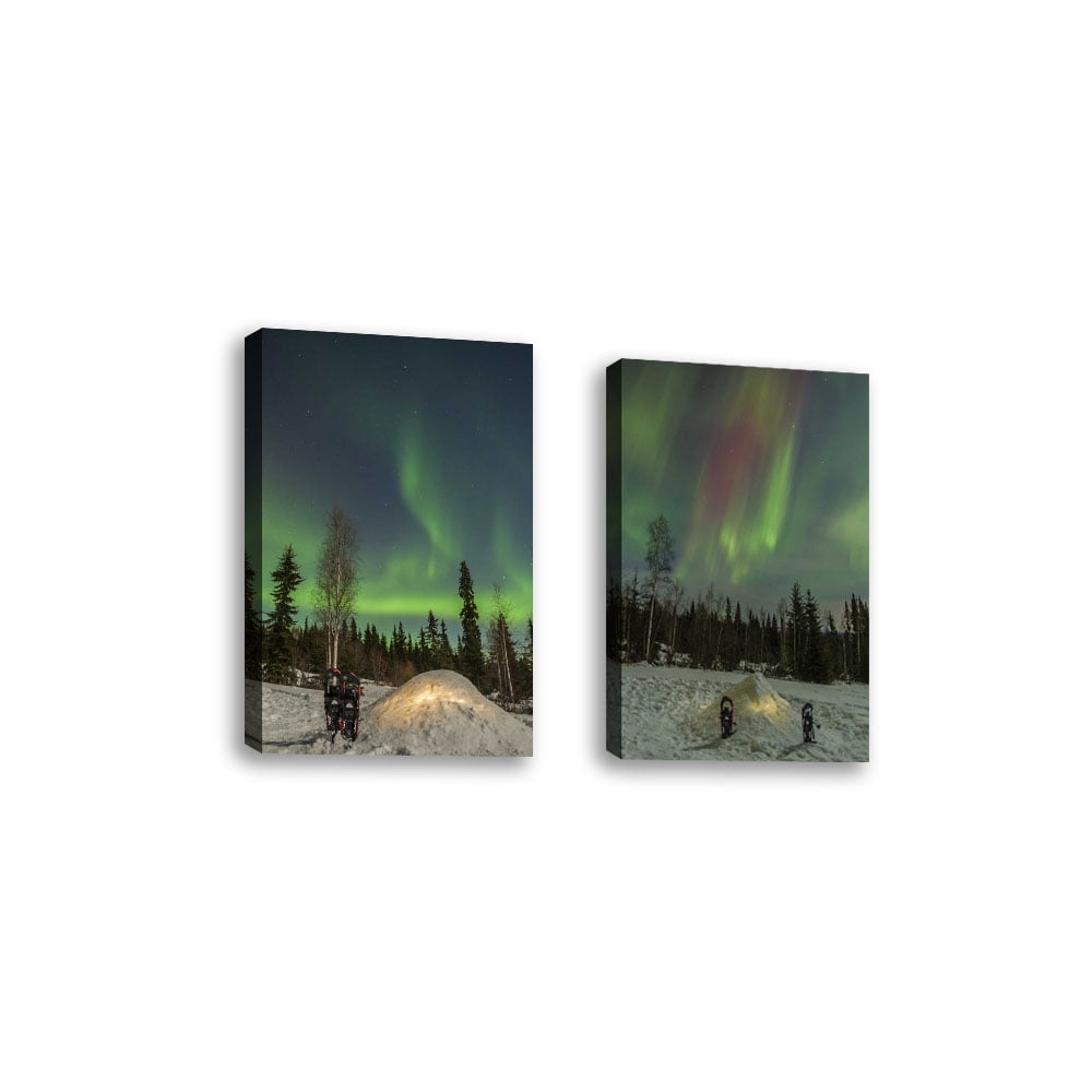 Aurora Borealis Alaska Giclee Canvas Picture Wall Art