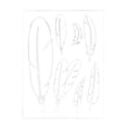 thumbnail image 2 of MakerAid® Feathers Easy Trace Reusable Pattern, 2 of 3