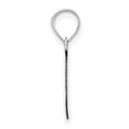 thumbnail image 2 of Diamond2Deal 14K Pendentif Initiale Lettre L en Or Blanc pour Femmes, 2 of 6