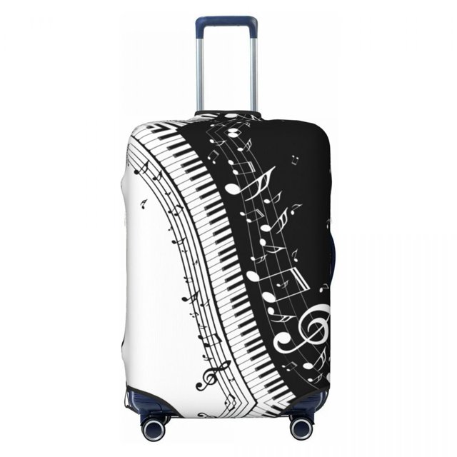 Housse de Valise Notes de Musique Colorées Housses de Bagages Élastiques pour 18-32 Pouces