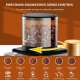 thumbnail image 2 of Conical Burr Coffee Grinder, Coffee Bean Grinder with Adjustable Grind Settings f Espresso, Drip & French Press, Low Noise & Anti-static with Powder Blower, Stainless Steel Burr, 2 of 4