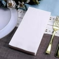 thumbnail image 1 of FONDOTIN 100Pcs White Paper Napkins For Home Users Disposable Hand Towels, 1 of 8
