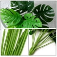 thumbnail image 6 of Raindrops 1 Simulation Leaves Fake Monstera Leaves Party Decorative Plastic Monstera Leaves, 6 of 8