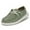 Olive, variant on Hey Dude Womens Canvas Lightweight Slip-On Sneakers