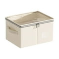 thumbnail image 2 of HBBKVI Storage Bins with Clear Lids, Thickened Storage Basket for Home Shelves, Bedroom Organizer Clothing Storage Box, 2 of 6