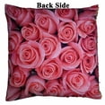 thumbnail image 2 of PKQWTM Pink Roses With Water Drop Reversible Mermaid Cushion Cover Home Decor Sequin Pillow Case Size 18x18 inches, 2 of 2