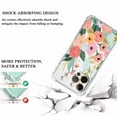 thumbnail image 3 of Beautiful Red Flowers Case for iPhone 11 Pro Max,Aesthetic Colourful Floral Pattern Soft TPU Full Cover Case, 3 of 5