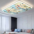 thumbnail image 2 of Colorful Birds Magnetic Fluorescent Light Covers for Ceiling Lights 2 x 4 Feet, Modern Oil Painting Art Spring Office Classroom Kitchen Drop Ceiling Light Covers Lighting Filters Shade Panel 3 Packs, 2 of 9