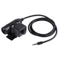 thumbnail image 2 of U94 Push To Talk PTT Adapter For BaoFeng -5R For Kenwood Walkie Talkie for Z - for Mobile Phone, 2 of 7