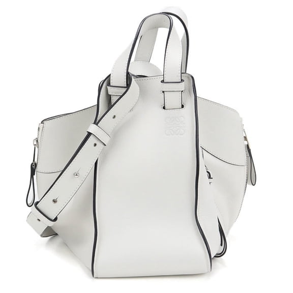 Pre-Owned LOEWE Hammock Bag Small Handbag for Women, White