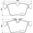 thumbnail image 4 of Brembo Brake Pad P86029 FMSI Number D1821-9057; Low-Metallic; Set Of 4, 4 of 4