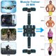 thumbnail image 4 of Abs Stimulator Muscle Toner - Equipo de entrenamiento de cinturón de estimulación abdominal Tmvgtek formación de fitness, 4 of 9