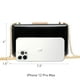 thumbnail image 4 of Bolso de noche Dasein para mujer, piel charol, color negro, 4 of 6