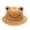 Khaki Adult, variant on Adult Kids Bucket Hat Cute Frog Anti Sun Wide Brim Foldable Fisherman Cap for Outdoor