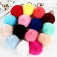 thumbnail image 4 of Coofit Key Chain Creative Fashion Multipurpose Pom Pom Handbag Charm Purse Pendant, 4 of 6