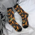 thumbnail image 5 of Xecao German Shepherd Dog Pattern Sport Socks for Women and Men Crew Socks Sporty Calf Socks Casual Socks, 5 of 6