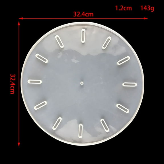 Raindrops Silicone Clock Mold Durable and Easy Demolding for DIY Projects