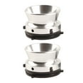 thumbnail image 2 of Adaptadores de cubo NAB de aleación de aluminio pulido profesional de 10 pulgadas para Studer ReVox, Akai y Teac, color plateado., 2 of 14