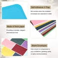 thumbnail image 3 of 50 Pcs Invitation Envelopes, 6 x 4 Inch Card Envelopes for Greeting Card, Wedding Invitations, (Lake Blue), 3 of 7