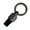 Black, variant on Lightweight Leather Key Holder With Textured Grip Design For Secure Key Organization Metal Construction Keyring
